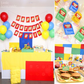 レゴ テーマのお誕生日会 : LEGO Themed 4th Birthday Party レゴ テーマのお誕生日会 : LEGO Themed 4th Birthday Party
