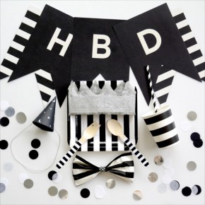 Monotone Birthday Party : モノトーンテーマのバースデイパーティー Monotone Birthday Party : モノトーンテーマのバースデイパーティー