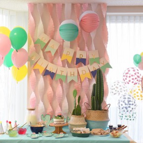 Cactus Themed Party -サボテンモチーフのバースデイパーティー Cactus Themed Party -サボテンモチーフのバースデイパーティー