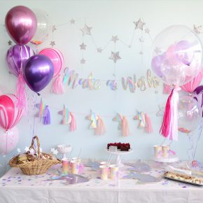 Make a wish Birthday Party – ユニコーンテーマのバースデイパーティー Make a wish Birthday Party – ユニコーンテーマのバースデイパーティー