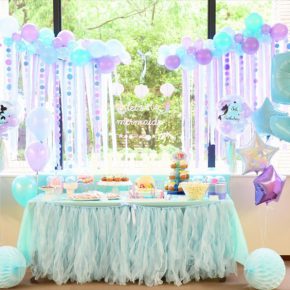 Little Mermaid Themed Birthday Party :マーメイドテーマのバースデイパーティー Little Mermaid Themed Birthday Party :マーメイドテーマのバースデイパーティー