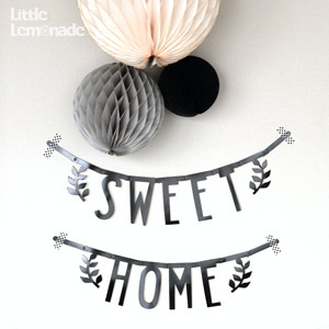 DIY アイディア : 【A Lovely Little Company】アルファベット レターバナー