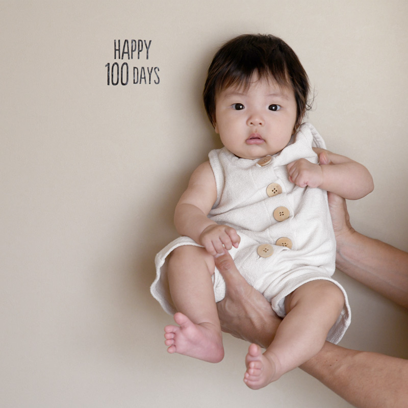 100日祝い 100days Baby お祝いの飾り付け