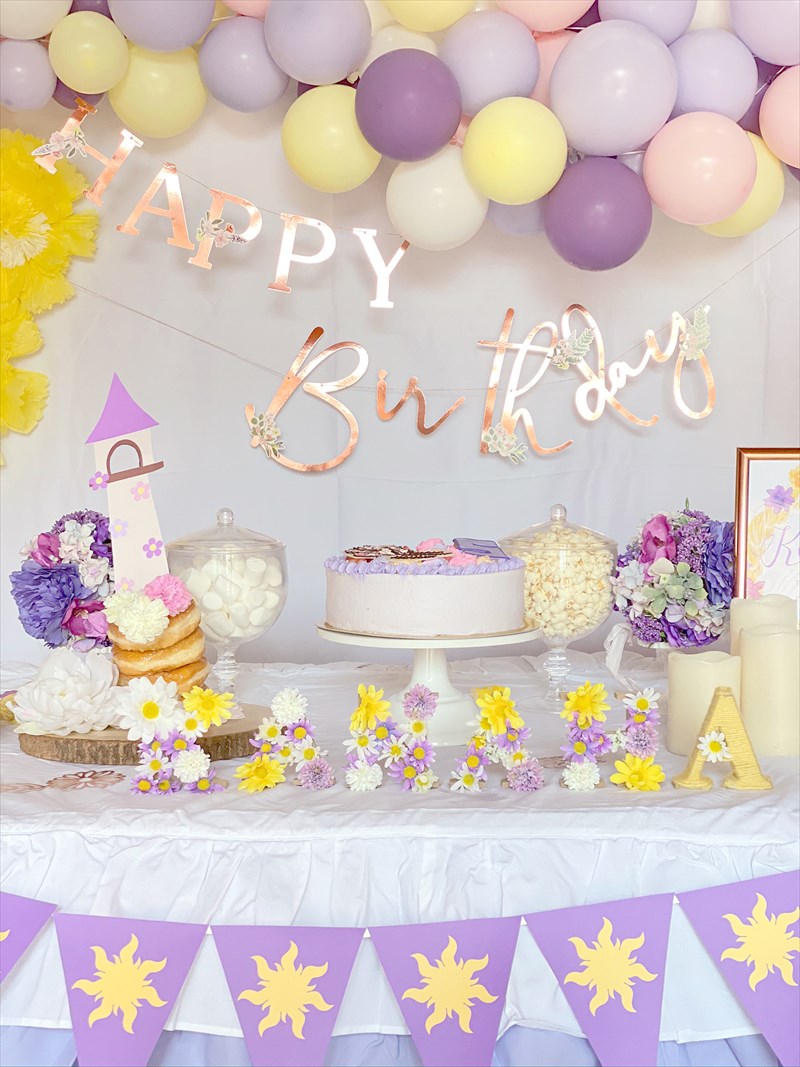 Tangled Birthday ラプンツェルテーマのバースデイパーティー