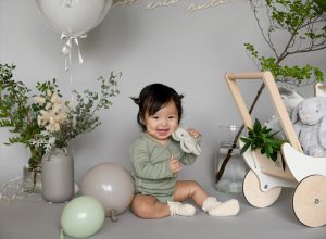 half birthday baby photo decoration ハーフバースデー