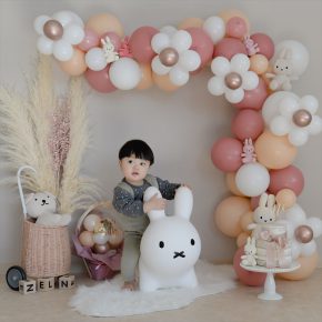 Miffy Rose Blush Birthday Party : 2022年1月 バースデー撮影会 Little Lemonade Studio 横浜